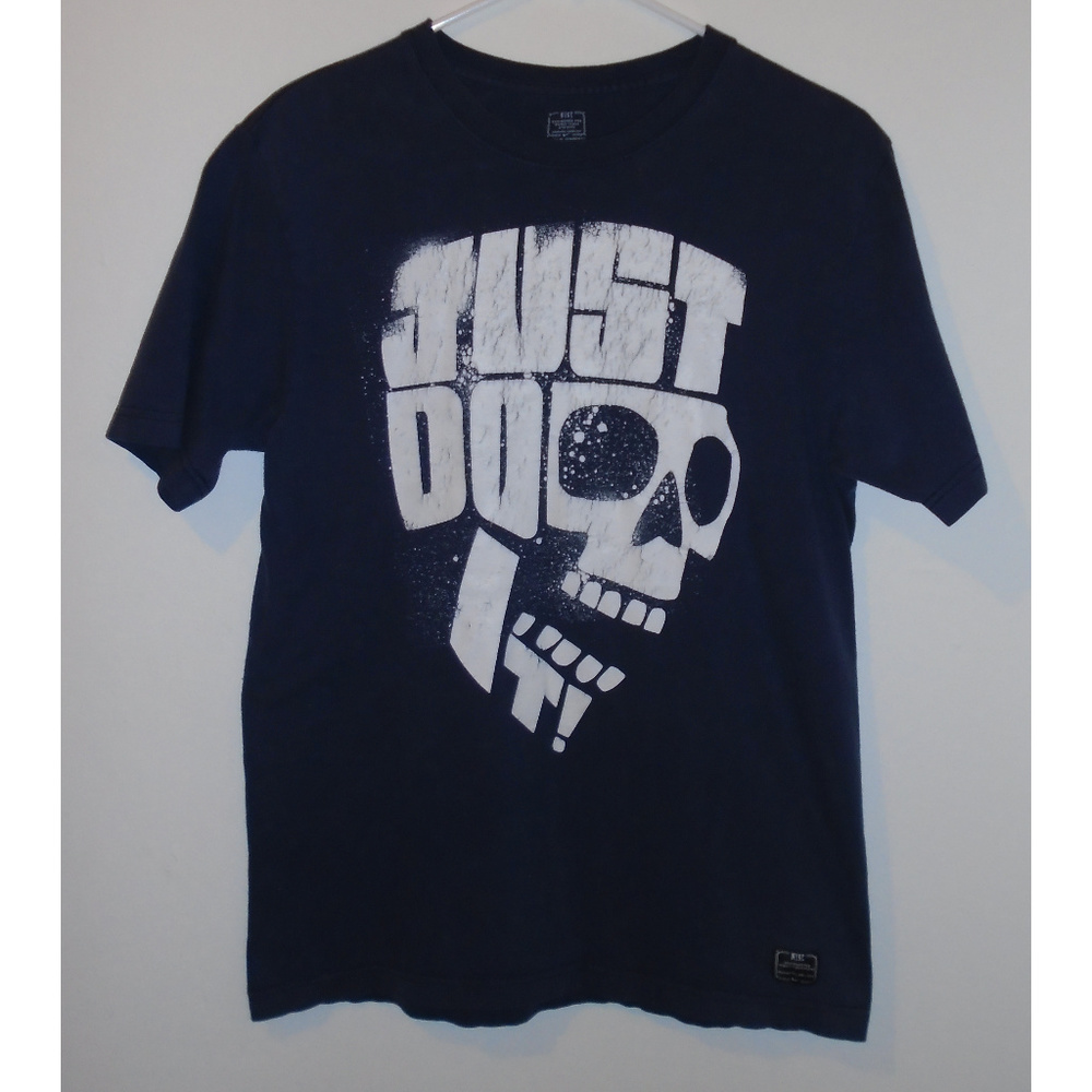 Nike Engineered Dark Blue Just Do It Skull Tee